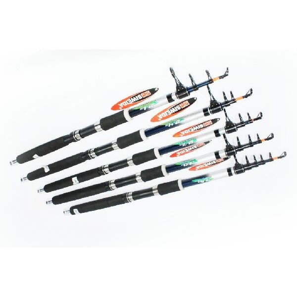 Спиннинговое удилище телескоп. Siweida Scud, тест 150-300 гр, длина 2,1м