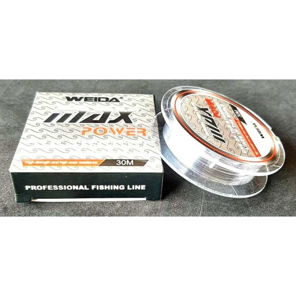 Леска для рыбалки Weida Max Power, 30м. , диаметр 0,18мм
