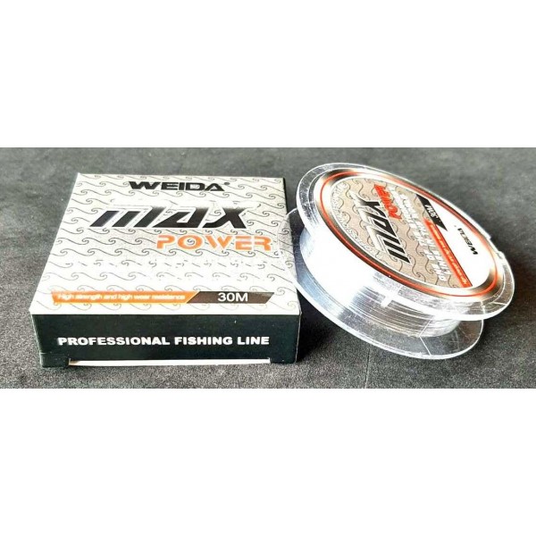 Леска для рыбалки Weida Max Power, 30м. , диаметр 0,22мм Леска для рыбалки Weida Max Power, 30м. , диаметр 0,22мм