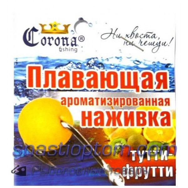Наживка пінопластова Корона, мікро, (2-4мм), тутті - фрутті