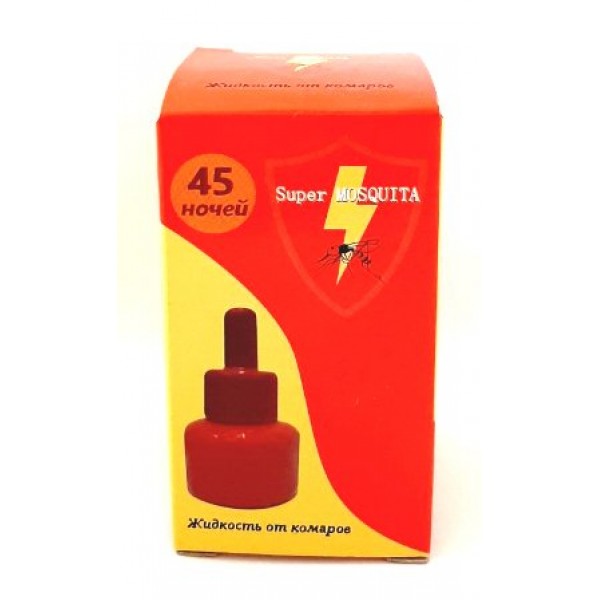 Жидкость для фумигатора Super MOSQUITA 45 ночей