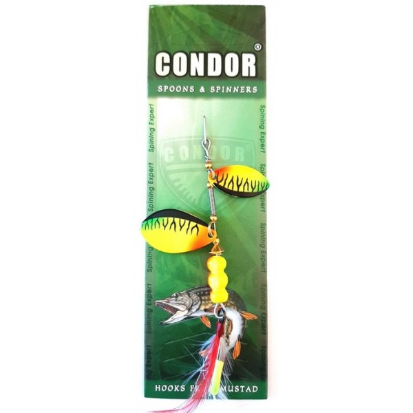 Блесна двойная вращающаяся Condor, цвет CB03, 11гр