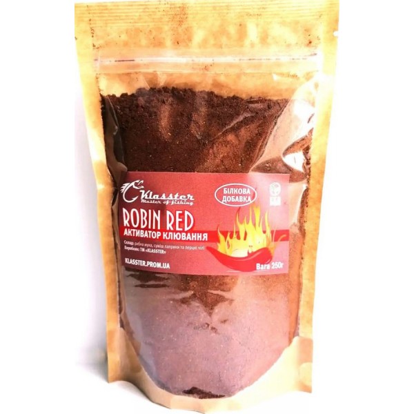 Активатор клева рыбы ROBIN RED KLASSTER, 250 г. Активатор клева рыбы ROBIN RED KLASSTER, 250 г.