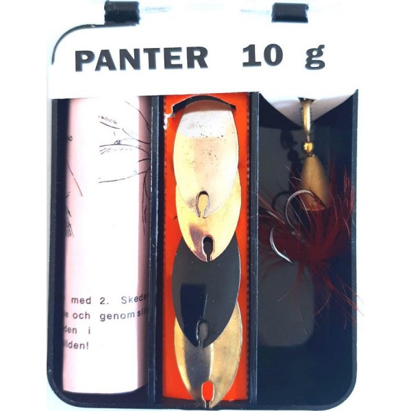 Набор блесен для ловли спиннингом PANTER 10 г со сменными лепестками