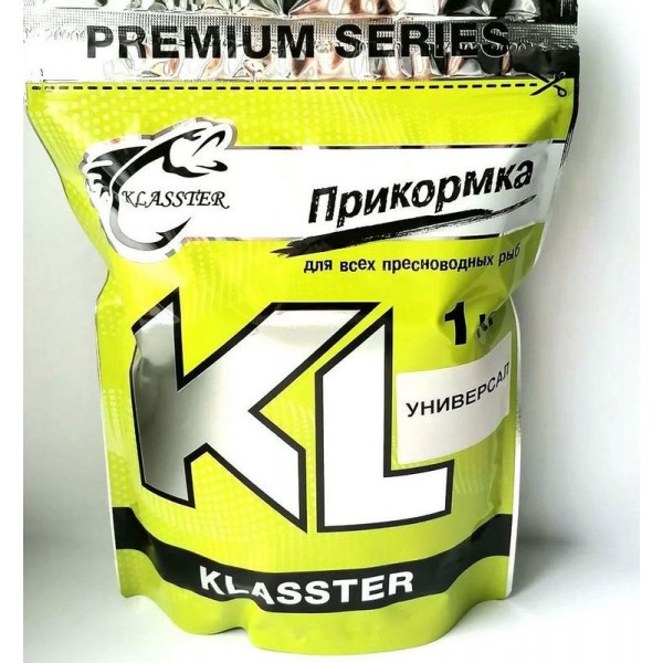 Прикормка для рыбалки KLASSTER PREMIUM Универсал, 1кг