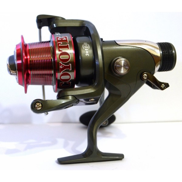 Спиннинговая катушка BratFishing COYOTE 5000 BAITRUNNER RD, с бейтраннером 3+1 подш.