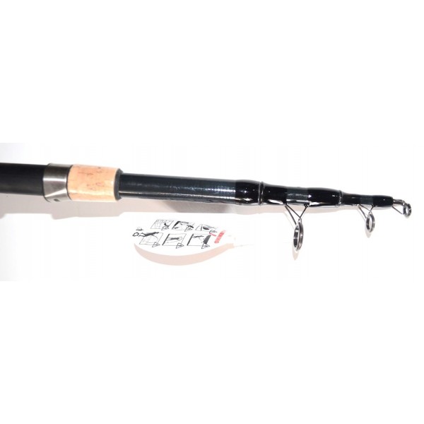 Коропове вудлище телескопічне Winner Super Carp, 2,1 м, тест 3,5 LBS
