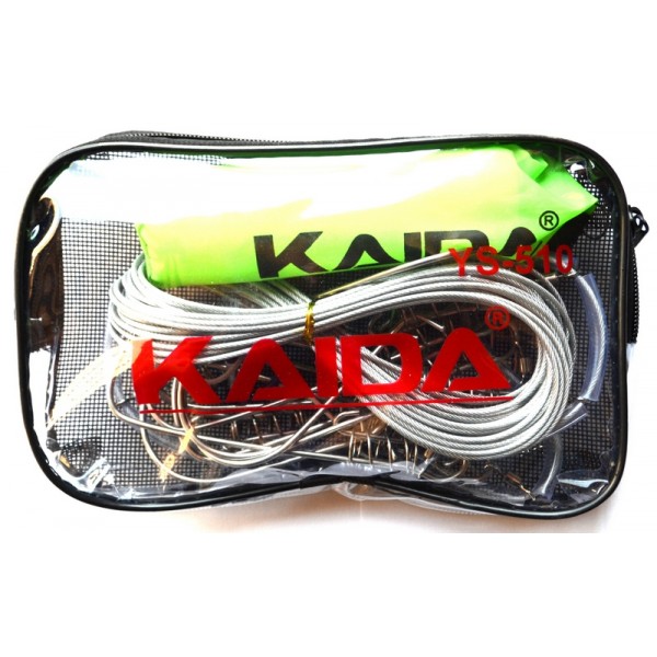 Кукан Kaida YS 510 с поплавком, 10 карабинов