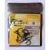 Рыболовные крючки Cobra round, 10шт, размер № 9 Рыболовные крючки Cobra round, 10шт, размер № 9