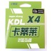 Шнур KDL X4 SUPER PE LINE multicolor, 100м, діаметр 0,42мм Шнур KDL X4 SUPER PE LINE multicolor, 100м, діаметр 0,42мм