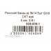 Мормишка Carpe Diem Ризький банан кр.№14 5шт Gold CAT eye 3mm 0,8 g 025-030-1