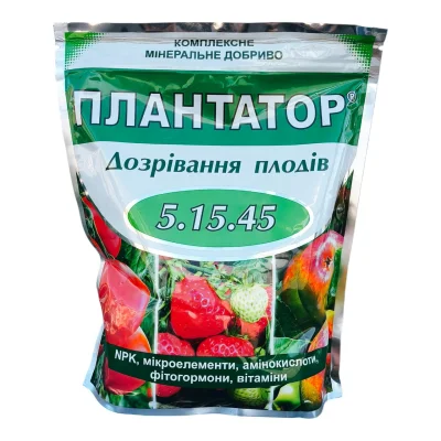 Добриво Плантатор, 1кг, дозрівання плодів, NPK 5.15.45