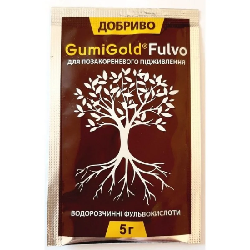 Удобрение-стимулятор Gumi Gold Fulvo, 5 г