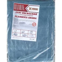Тент універсальний сірий, щільність 90г/м.кв, 2 Х 3м