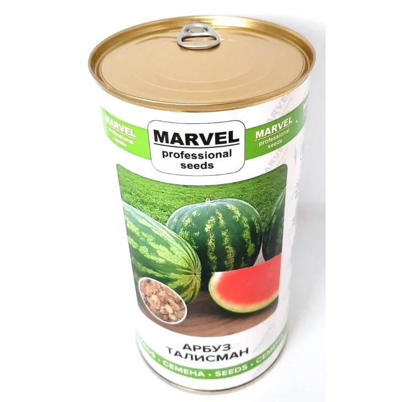 Семена арбуза Талисман, Украина, Marvel, банка 500г
