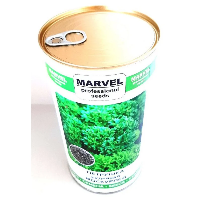 Семена петрушки кучерявои Москурленд, Польща, Marvel, банка 500г