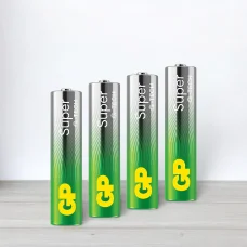 Батарейка лужна GP Super alkaline LR3, AAA, 1,5V, 4шт/уп