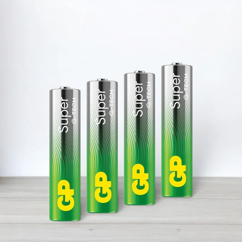 Батарейка лужна GP Super alkaline LR3, AAA, 1,5V, 4шт/уп