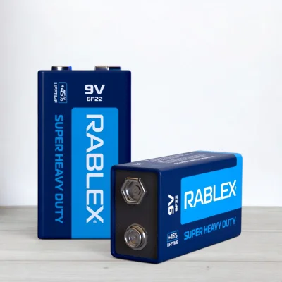Батарейка сольова Rablex крона 6F22, 9V
