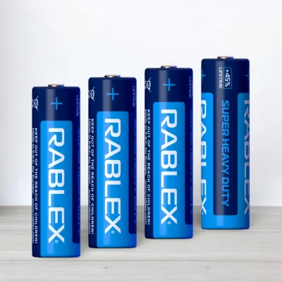 Батарейка сольова Rablex R6, AA, 1,5V, 4шт/уп
