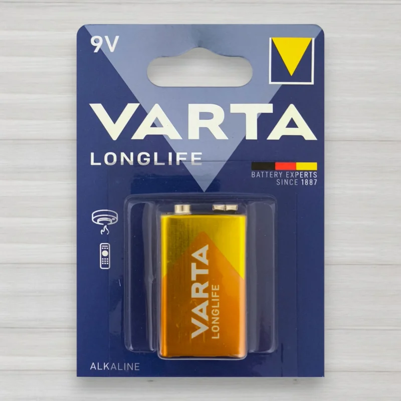 Щелочная батарейка Varta Longlife alkaline крона 6LP3146, 9 В