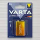 Щелочная батарейка Varta Longlife alkaline крона 6LP3146, 9 В