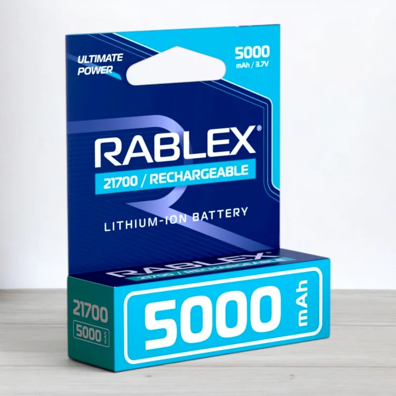 Аккумулятор Rablex 21700 Li-ion, 5000 мА·ч, 3,7 В