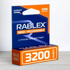 Аккумулятор Rablex 18650 Li-ion, 3200 мАч, 3,7 В