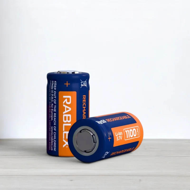 Аккумулятор Rablex 18350 Li-ion, 1100 мАч, 3,7 В