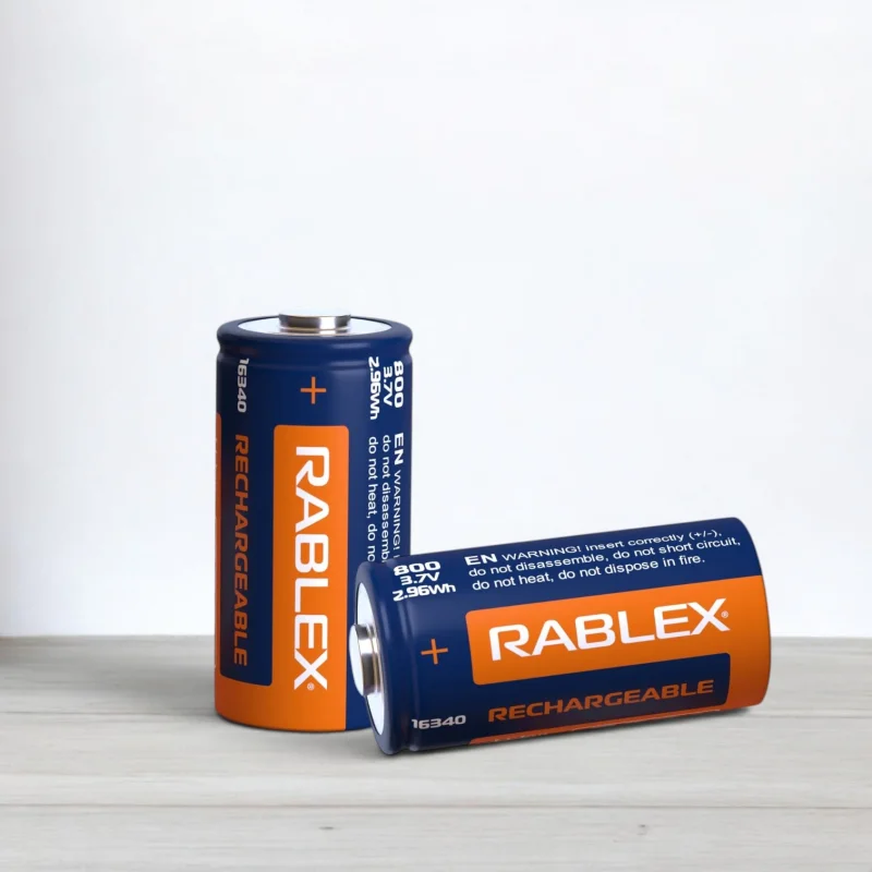 Аккумулятор Rablex 16340 Li-ion, 800 мАч, 3,7 В