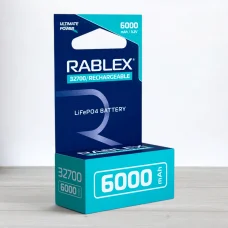 Аккумулятор Rablex 32700 Li-ion, 6000 мА·ч, 3,2 В