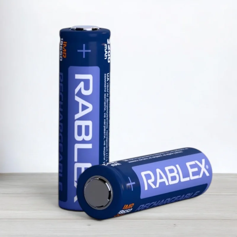 Аккумулятор Rablex 18650 Li-ion IMR 20A для высоких токов. 2200 мА·ч, 3,7 В