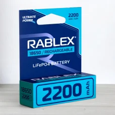 Акумулятор пид пайку Rablex 18650 Li-ion LiFePO4. 2200mah, 3,2V