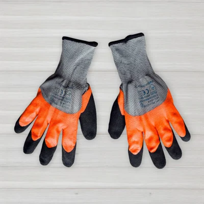 Перчатки стрейчови с подвийним полиуретановим покриттям