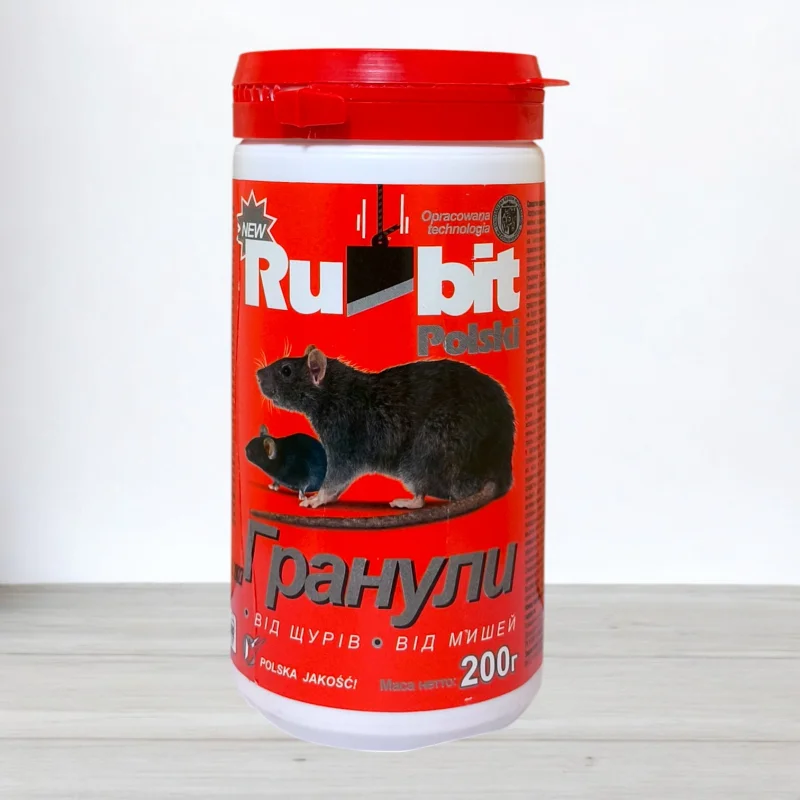 Гранули от щурив та мишей Rubit, банка 200г