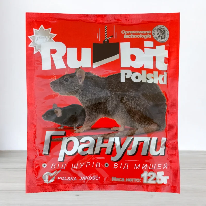 Гранули от щурив та мишей Rubit, 125г
