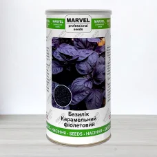 Семена базилика Карамельний Фиолетовий, Узбекистан, Marvel, банка 500г