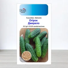 Семена огурца бджолозапильного Джерело, Украина, Dom, 0,5г