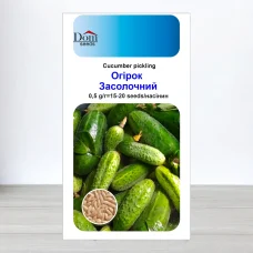 Семена огурца бджолозапильного Засолочний, Украина, Dom, 0,5г