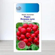 Семена редиса Яскрава Куля, Польща, Dom, 5г