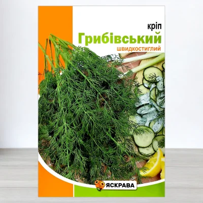 Семена укропа Грибивський, Яскрава, 20г