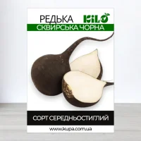 Семена редьки Сквирська Чорна, 100г