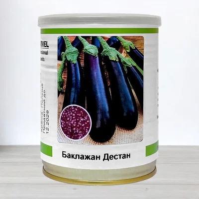 Насіння баклажану Дестан F1, Польща, Marvel, банка 100г