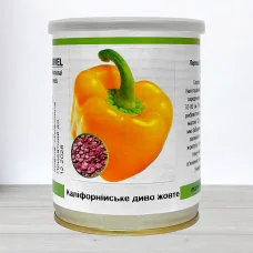 Семена перца солодкого Калифорнийське Диво Жовте, Нимеччина, Marvel, банка 50г