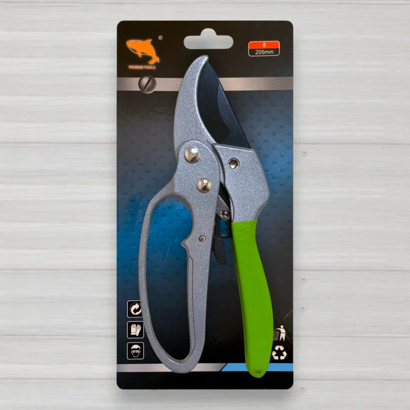 Секатор с храповим механизмом Wuking Tools, длина 20,5см