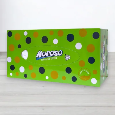 Серветки паперові Horoso в коробці, 3 шари, 450шт/уп