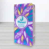 Хустинки паперови Parus, 2 шари, 10 Х 10шт/уп