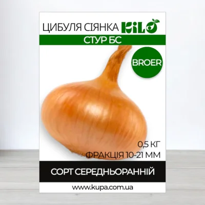 Лук севок Стур БС Broer, факция 10-21мм, 0,5кг