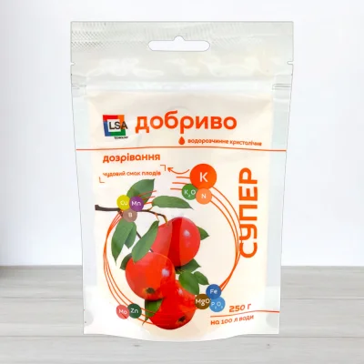 Добриво кристалічне Супер Добриво, 250г, дозрівання
