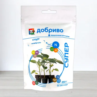 Добриво кристалічне Супер Добриво, 250г, старт